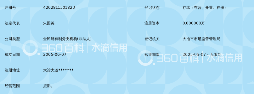 光影記憶的守護者 大冶市飲食服務公司彩色攝影擴印中心與攝影擴印服務